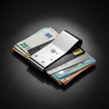 Forge Steel Money Clip - hand-polished stainless steel