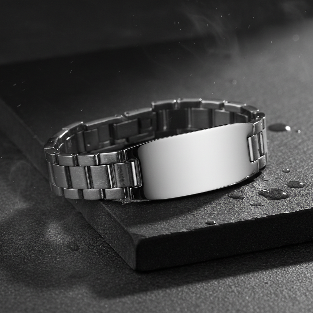 Aurum Steel ID Bracelet - premium stainless steel