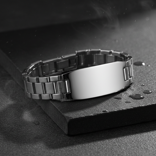 Aurum Steel ID Bracelet - premium stainless steel