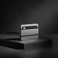 Aurum RFID Blocking Metal Wallet - matte stainless steel with RFID shielding